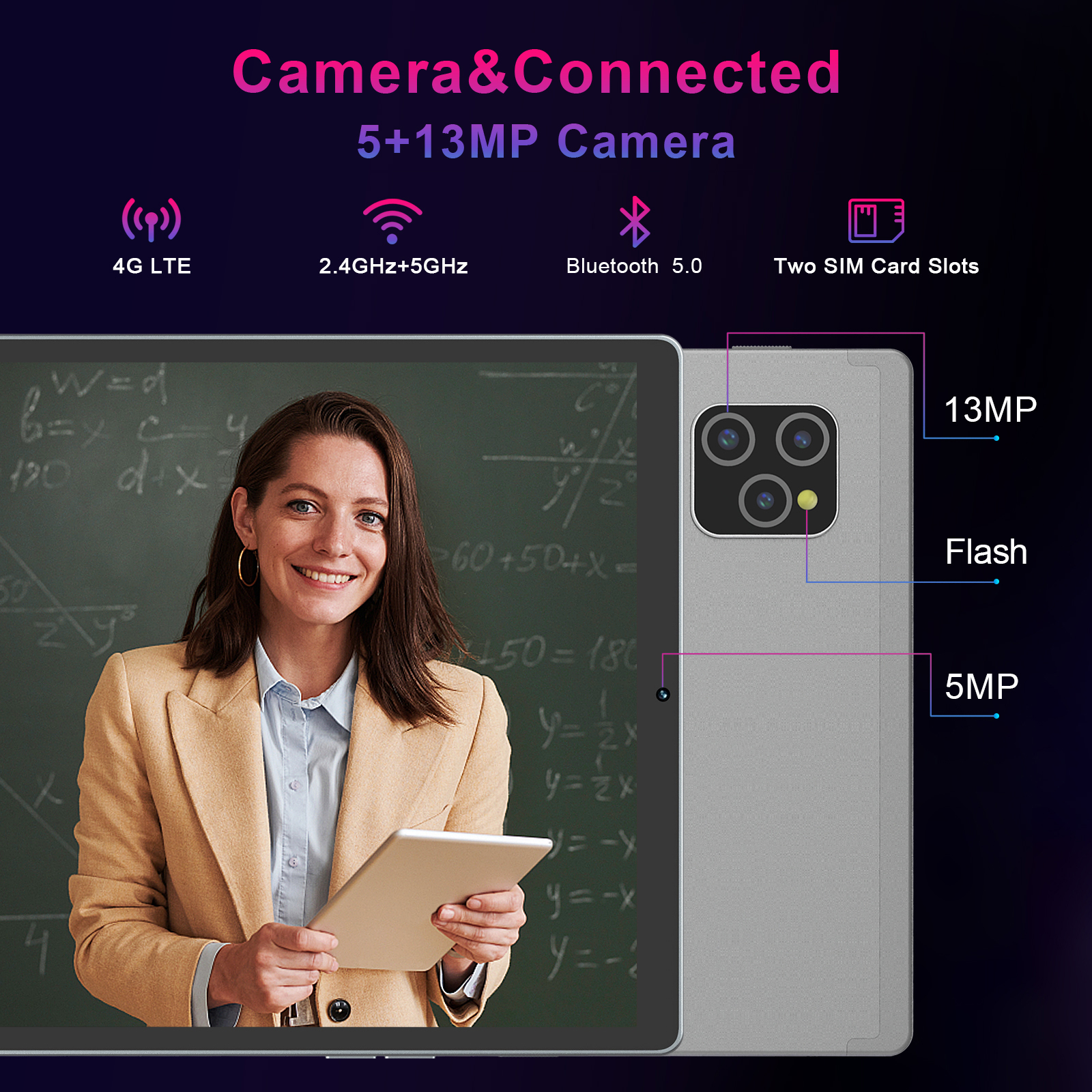 TAB-103SD-L Kinstone 10.3/10.1英寸平板电脑 7500mAh 4G LTE 八核 Incell FHD 3GB/4GB/6GB+32GB/64GB/128GB